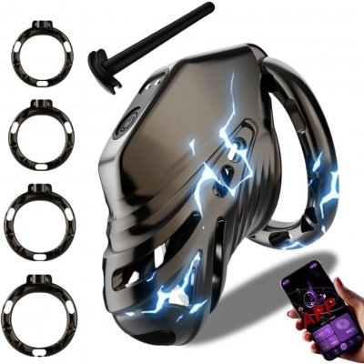 Sevanda Electric Shock Chastity Cage Manual Lock – Zboží Dáma Sevanda Electric Shock Chastity Cage Manual Lock – Zboží Dáma