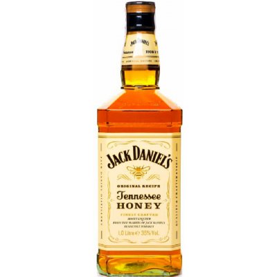 Jack Daniel's Honey 35% 1 l (dárkové balení ČEPICE)