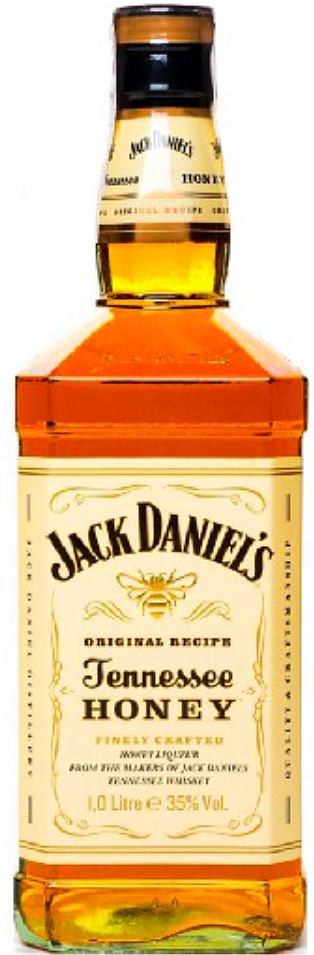 Jack Daniel\'s Honey 35% 1 l (dárkové balení ČEPICE)
