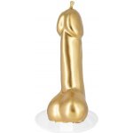 Svíčka zlatý penis 10 cm – Hledejceny.cz