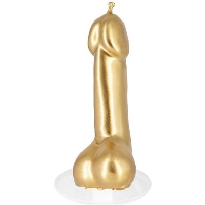 Svíčka zlatý penis 10 cm – Hledejceny.cz
