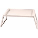 Dihome DI4642 Servírovací stolek do postele plastový 54 4x35 7x26 3cm krémová – Zboží Dáma