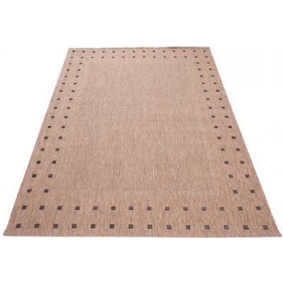 Makro Abra Sisal Floorlux 20329 Coffee / Black – Zboží Mobilmania