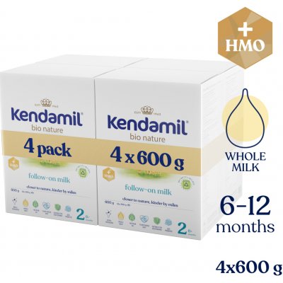 Kendamil 2 BIO Nature HMO+ 4 x 600 g – Zboží Dáma