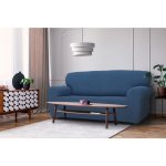 Forbyt Potah na sedačku multielastický Denia modrý křeslo dvojkřeslo 140 x 180 cm – Zboží Dáma