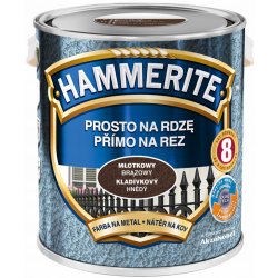 Akzo Nobel Hammerite přímo na rez 2,50L, kladívkový hnědý