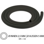HSM Benzinová hadička gumová vnitřní O=2,5mm, vnější O=5mm, délka 1m – Zboží Mobilmania