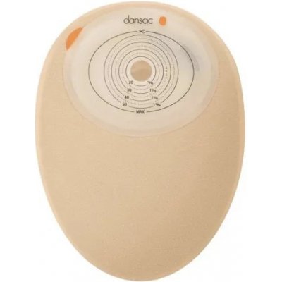 Dansac NovaLife TRE 1 Closed EasiView 30 ks—Velký, uzavřený, s okénkem, béžový, otvor 15-70 mm – Sleviste.cz