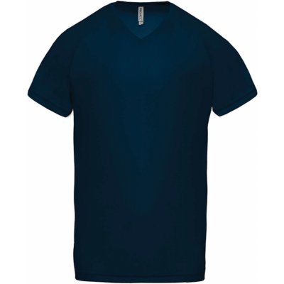 Pánské funkční tričko do V sportovní námořnická modrá – Zboží Mobilmania