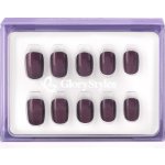 GloryStyles Nalepovací nehty purpurová 09 24 ks – Sleviste.cz