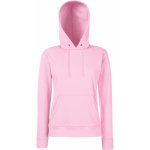 Fruit of the Loom mikina Classic Lady-Fit Hooded Sweat dámská light pink – Hledejceny.cz