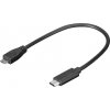 usb kabel PremiumCord Adaptér USB 3.1 C/male - USB 2.0 Micro-B/male, 0,2m