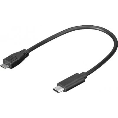 PremiumCord Adaptér USB 3.1 C/male - USB 2.0 Micro-B/male, 0,2m