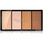 make-up Revolution London Re-loaded Palette paletka pudrových rozjasňovačů Lustre Lights Warm 20 g – Zboží Dáma