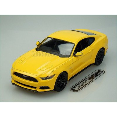 Maisto Ford Mustang GT 2015 Žlutý 1:18 – Zboží Mobilmania