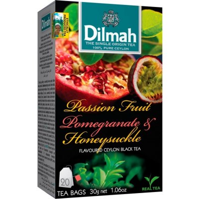 Dilmah Passion Fruit Marakuja granátové jablko a zimolez 20 x 1,5 g – Zbozi.Blesk.cz