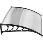 ModernHome Stříška nad dveře kryt stříšky polykarbonát 120x100 cm – Sleviste.cz