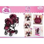 Bayer design Twin Jogger růžový/modrá – Zbozi.Blesk.cz