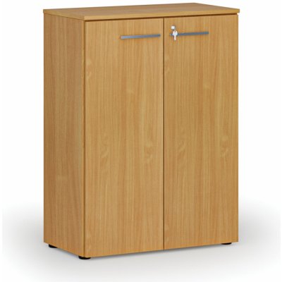 Primo Kancelářská skříň s dveřmi WOOD, 1087 x 800 x 420 mm, buk – Zboží Dáma