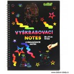 Vyškrabovací notes 28x21 10listů – Zboží Mobilmania