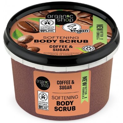 Organic Shop softening body scrub coffee & sugar 250 ml – Hledejceny.cz