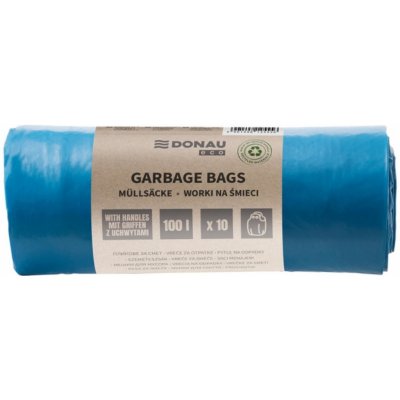 Donau Pytle na odpadky ECO 100 l 35 µm 10 ks modré – Hledejceny.cz