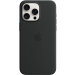 Apple iPhone 15 Pro Max Silicone Case with MagSafe - Black; MT1M3ZM/A – Zboží Mobilmania