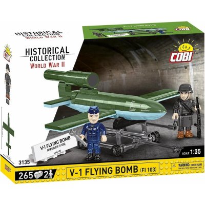 COBI 3135 World War II Německá střela s plochou dráhou letu V-1 Fieseler FI 103 – Zboží Dáma