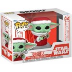 Funko Pop! 747 Star Wars The Mandalorian Holiday Grogu – Zboží Mobilmania