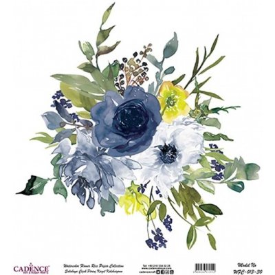 Cadence Rýžový papír v roli 30 x 30 cm Pryskyřníky – Zboží Dáma