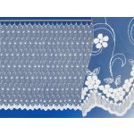 Žakárová záclona - kytičky - vzor 12371 - 280 cm – Zboží Mobilmania