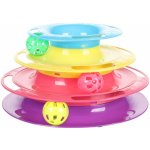 Flamingo Interaktivní hračka pro kočky Bagera + míčky 24x13cm – Hledejceny.cz