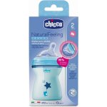 Chicco Natural Feeling kojenecká láhev modrá 250ml – Zboží Mobilmania