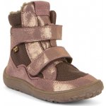 Froddo barefoot dětská zimní obuv Winter Tex pink/gold – Sleviste.cz