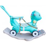 Aga4Kids Plastový houpací koník 2v1 DS3803 Modrý – Hledejceny.cz