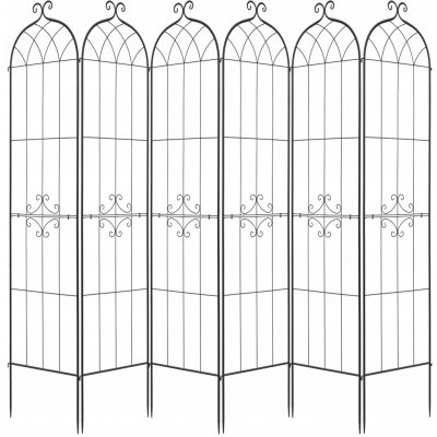 Kovová pergola Vevor s mřížkou, 220 cm – Hledejceny.cz