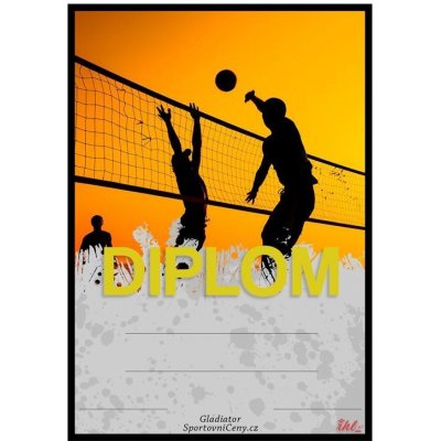 DV04f Diplom volejbal – Zboží Dáma