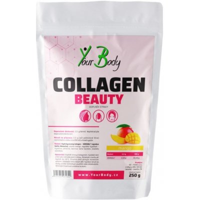 Yourbody COLLAGEN BEAUTY mango 250 g – Zboží Mobilmania