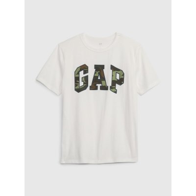 Gap 424016-04 dětské tričko s logem bílá – Zboží Mobilmania