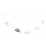 Dream Creations Dětská girlanda mraky šedá – Sleviste.cz