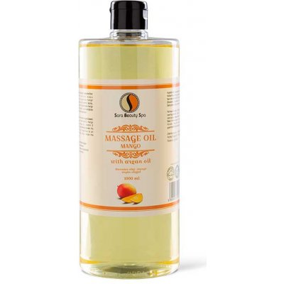 Sara Beauty Spa přírodní rostlinný masážní olej Mango 1000 ml