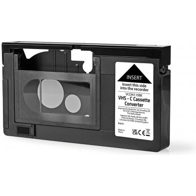Nedis VCON110BK adaptér pro kazety VHS-C na VHS