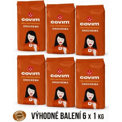 Covim Orocrema zrnková 6 x 1 kg – Hledejceny.cz