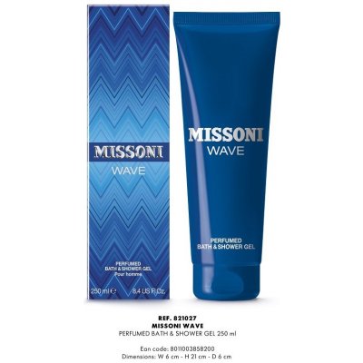 Missoni Wave sprchový gel 250 ml