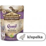 Carnilove Cat Pouch Quail & Dandelion sterilized 85 g – Zbozi.Blesk.cz