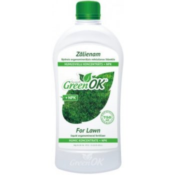 GreenOK Pro trávník Koncentrát huminových látek + NPK 750ml