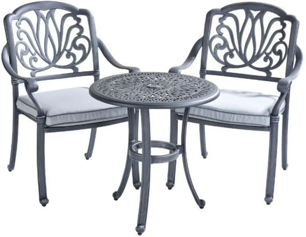 HARTMAN Zahradní sestava AMALFI šedá 1+2 bistro