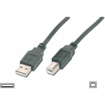 Assmann AK-300102-010-S USB 2.0, A - B, (M-M), 1M, černý