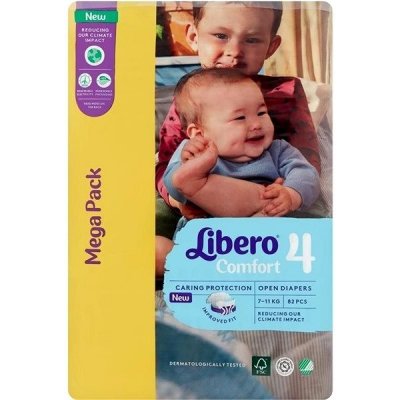 Libero Comfort 4 Mega Pack 7 – 11 kg 82 ks