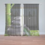 Sablio Záclony Bambus a kameny: 2ks 150x250cm – Hledejceny.cz